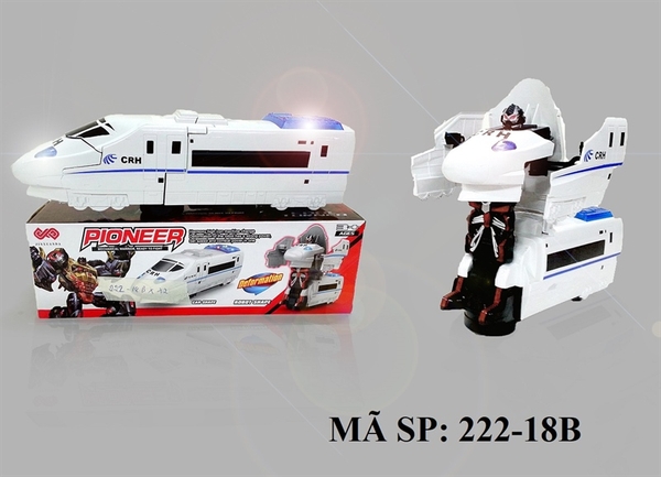 222-18B  HỘP TÀU CAO TỐC PIN BIẾN HÌNH ROBO