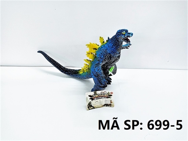 699-5  TÚI THÚ KHỦNG LONG GAI LƯNG GODZILLA MỀM PIN (ĐỦ MẪU)