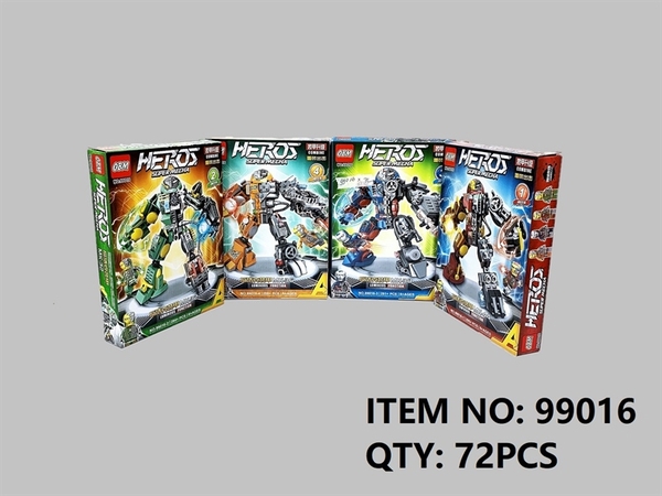99016  HỘP RÁP ROBO HEROS HỘP 4C   MK-32, MK-36, MK-38, MK-44