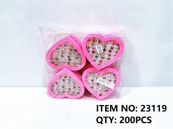 23119 HỘP NHẪN HỢP KIM VÀNG 36 CHIẾC
