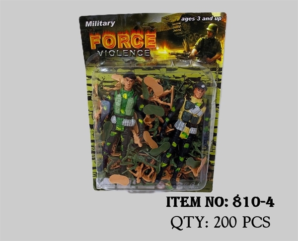 810-4  VỈ LÍNH MÔ HÌNH + 2C LÍNH