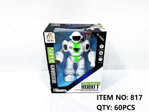 817  HỘP ROBO PIN BẮN HÍT