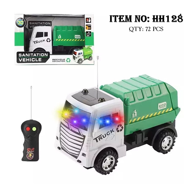 HH128  HỘP XE CÔNG TRÌNH HỐT RÁC ĐIỀU KHIỂN 3 ĐỘNG TÁC, KHÔNG SẠC
