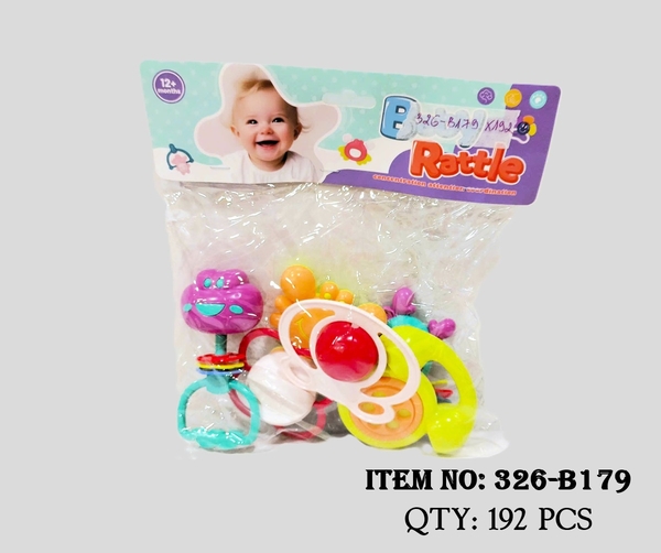 326-B179  TÚI LẮC TREO NÔI 6C ĐỦ MẪU