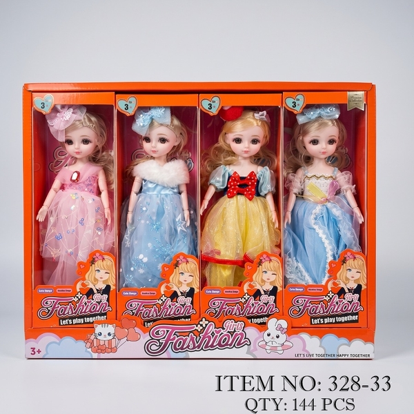 328-33  HỘP BABY 4C KHỚP, MẮT THỦY TINH ĐỦ MẪU