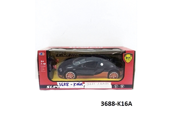 3688-K16A HỘP XE HƠI  MỞ CỬA ĐK 7 Đ.TÁC CÓ SẠC 1:16