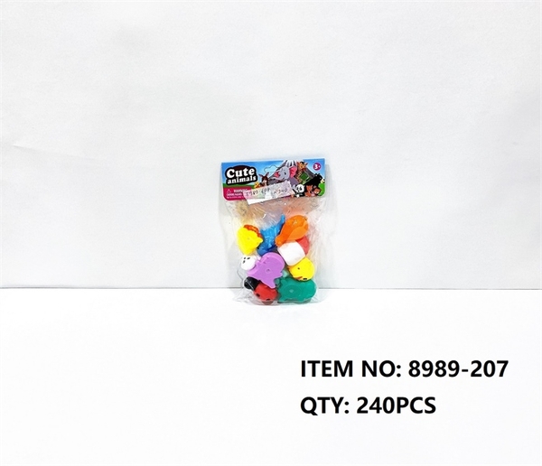 8989-207  TÚI CHÍT THÚ 10C ĐỦ MẪU (PVC)   SM6028