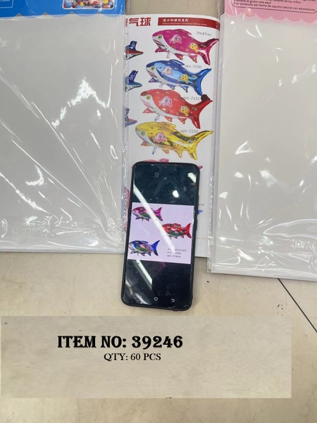 39246A  TÚI 10C BÓNG PHAO CÁ MẬP ĐỦ MẪU