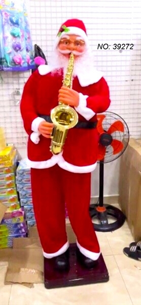 39272  HỘP NOEL PIN THỔI KÈN SAXOPHONE 1.8M