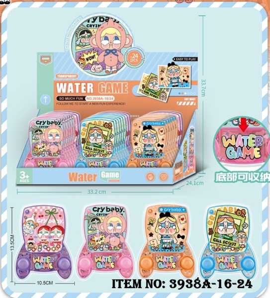 3938A-16-24  HỘP BẤM NƯỚC MÁY GAME BÉ CHIBI 24C