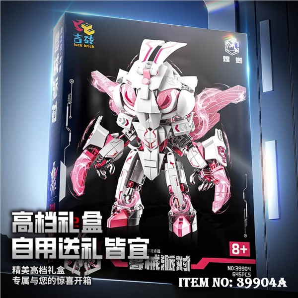 39904A  HỘP LOGO RÁP ROBO BỌ NGỰA 645 MIẾNG (TIẾNG TRUNG)