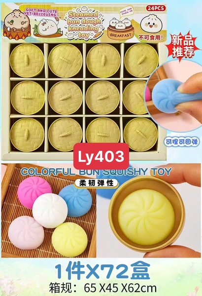 LY403 LỐC BÁNH BAO MOCHI ĐỤC MINI 24 CÁI