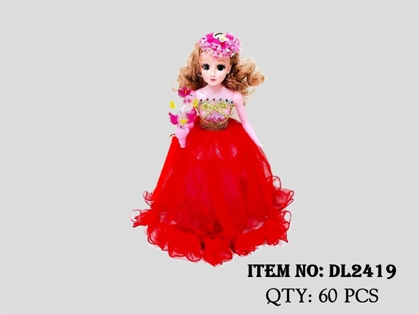 DL2419  TÚI CÔNG CHÚA BABY ĐẦM XÒE CẦM GẬY PHÉP (LỒNG ĐÈN)