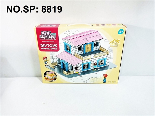 8819  HỘP LOGO RÁP NHÀ LẦU VILLA 301 MIẾNG   8817, 8819, 8820, 8821, 8822, 8823, 8824, 8825