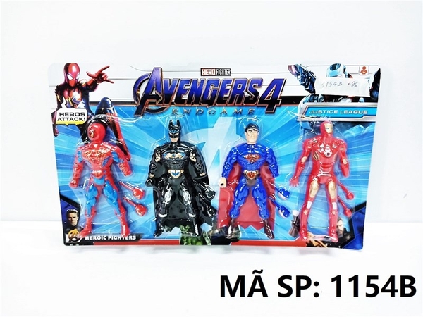 1154B  VỈ SIÊU NHÂN 4T AVENGER ĐÈN