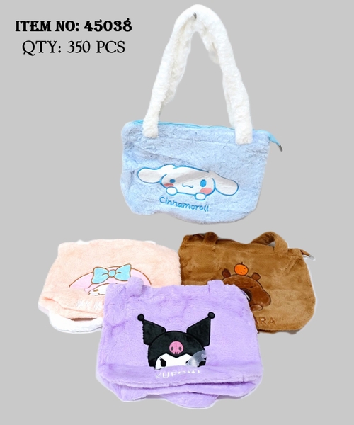 45038  GIỎ XÁCH LÔNG SANRIO ĐỦ MẪU