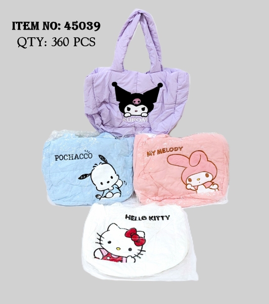 45039  GIỎ XÁCH DÙ SANRIO ĐỦ MẪU