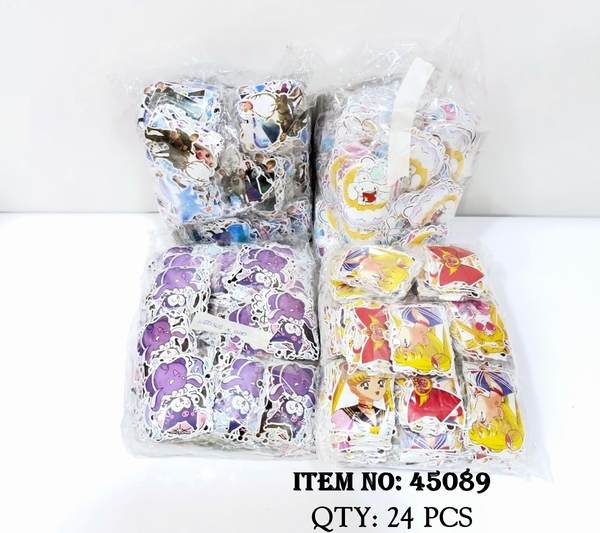 45089  BỊCH 10 TÚI MIẾNG DÁN STICKER ĐỦ MẪU