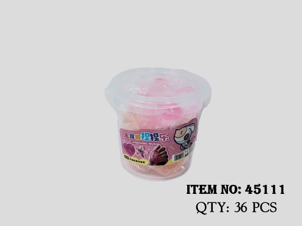 45111  HỘP SQUISHY TRONG KIM TUYẾN 20C