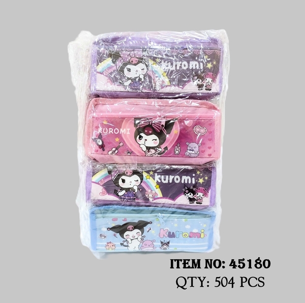 45180  TÚI ĐỰNG BÚT VIẾT SANRIO ĐỦ MẪU