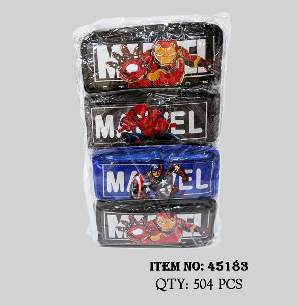 45183  TÚI ĐỰNG BÚT VIẾT AVENGER ĐỦ MẪU