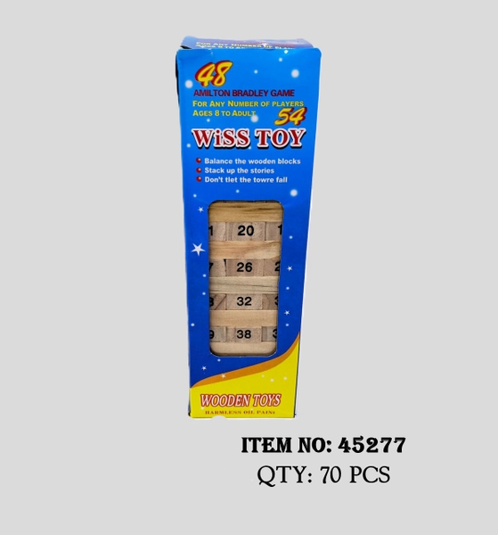 45277  HỘP RÚT GỖ SỐ 54 MIẾNG