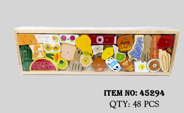 45294  BẢNG GỖ ĐỦ MẪU (XE, KHINH KHÍ CẦU, ĐĨA BAY, TÀU, TRÁI CÂY)