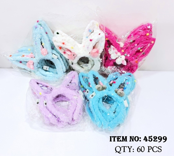 45299  TÚI 10C CÀI TÓC ĐÈN TAI THỎ + 2C THỎ