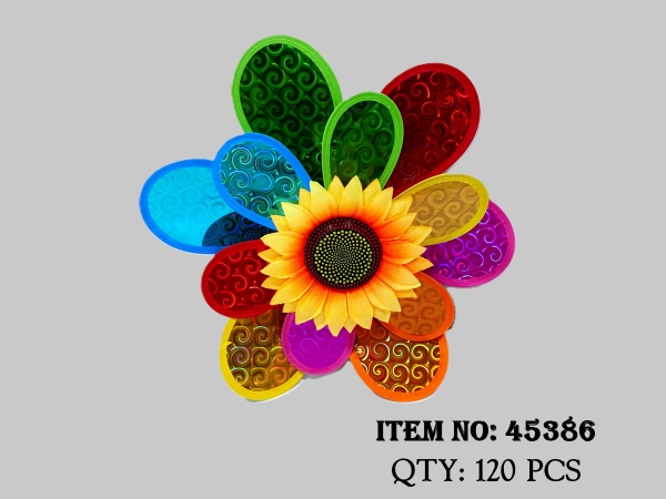 45386  TÚI CHONG CHÓNG HOA HƯỚNG DƯƠNG 2 TẦNG NHỰA