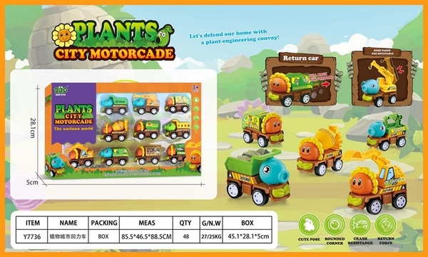 Y7736  HỘP XE CÔNG TRÌNH BẮN MA TRỚN 10C ĐỦ MẪU