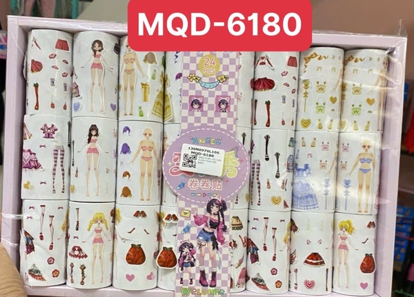 MQD-6180 LỐC DÁN CUỘN THAY ĐỒ BABY