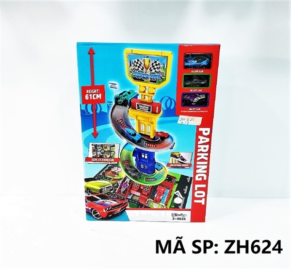 ZH624  HỘP ĐƯỜNG RAY BÃI ĐẬU XE + 3C XE HƠI   Parking Lot   ZH-624