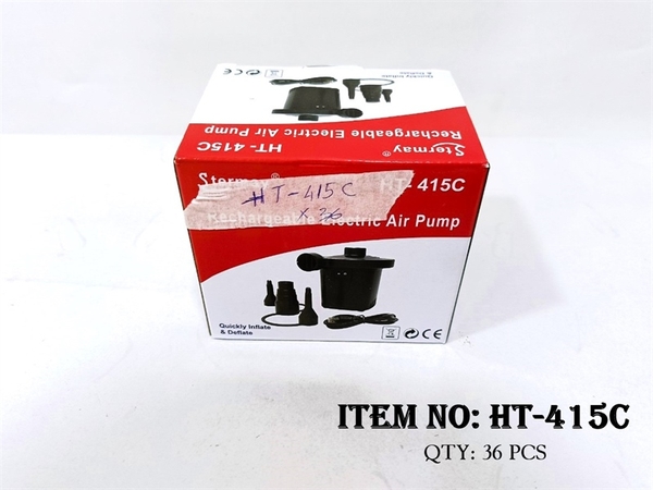 HT-415C  HỘP MÁY BƠM HƠI BONG BÓNG + SẠC USB
