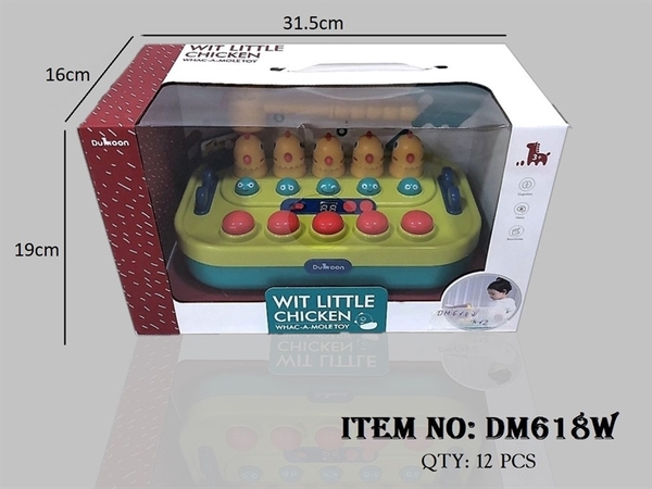 DM618W  HỘP ĐẬP CHUỘT GÀ MỔ GIUN PIN