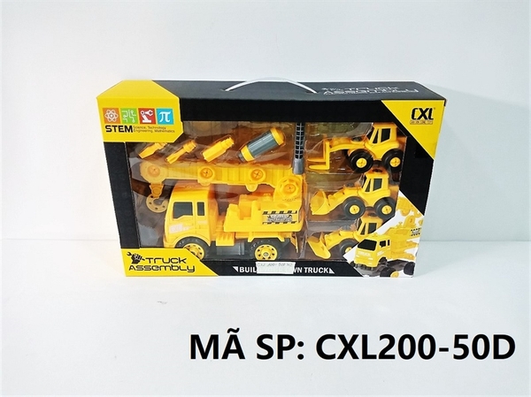 CXL200-50D  HỘP XE CÔNG TRÌNH TRỚN 5C ĐỦ MẪU + ỐC VÍT   CXL200-50ABCDE