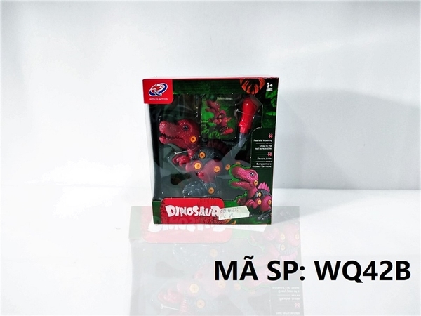WQ42B  HỘP RÁP KHỦNG LONG + ỐC VÍT  Dinosaur  WQ-42