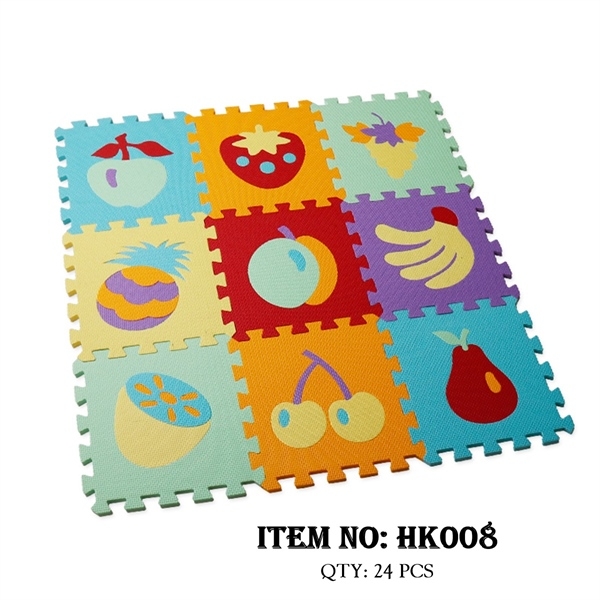 HK008  BỘ MÚT GHÉP LÓT SÀN TRÁI CÂY 9 MIẾNG