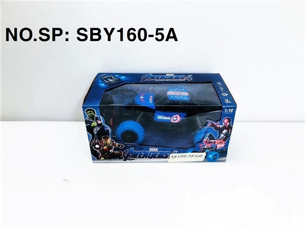 SBY160-5A  HỘP XE JEEP AVENGER ĐỊA HÌNH ĐIỀU KHIỂN 7 ĐỘNG TÁC, CÓ SẠC, TL 1:16   SBY160-5, A, SBY160-6, A, SBY160-7, A, SBY160-8, A