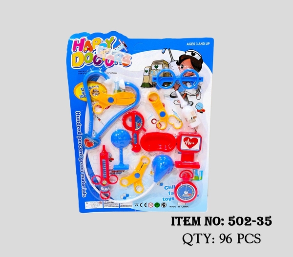 502-35  VỈ BÁC SĨ TAI NGHE, KÉO, MẮT KIẾNG