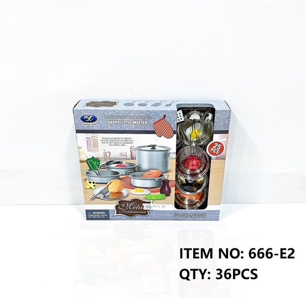 666-E2  HỘP BẾP INOX 25 MIẾNG