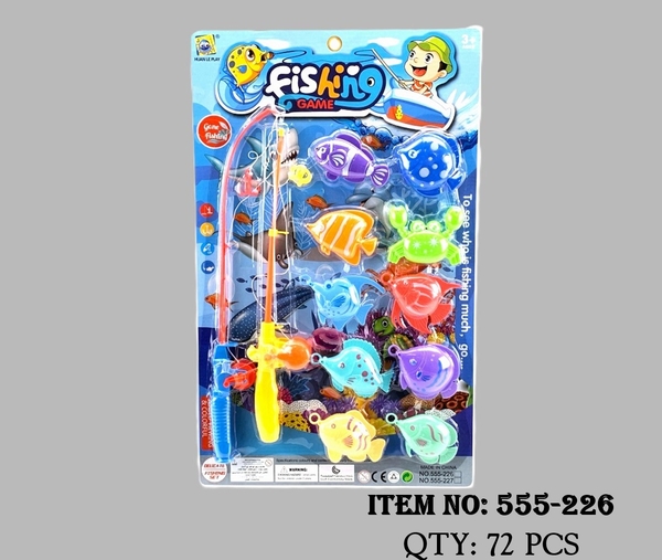 555-226  VỈ CÂU CÁ 2 CẦN + 10C