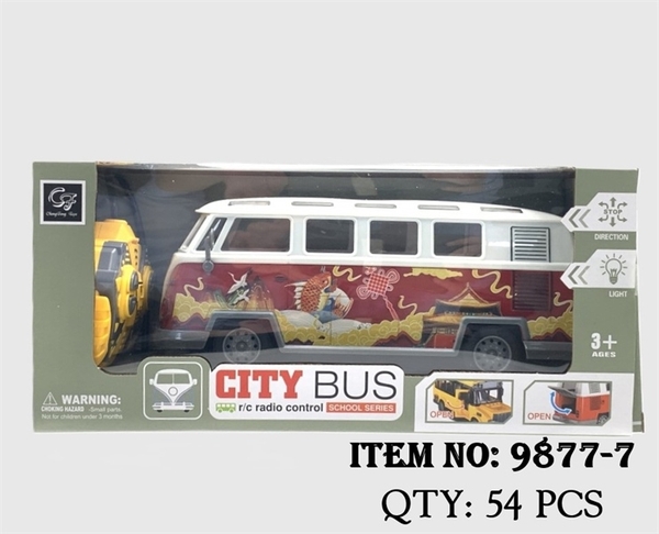 9877-7  HỘP XE BUS CỔ CÁ CHÉP ĐIỀU KHIỂN 7 ĐỘNG TÁC, KHÔNG SẠC
