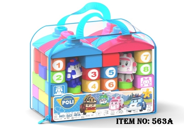 563A  TÚI RÁP GIỎ XÁCH NHÀ POLI 48 MIẾNG + 2C POLI