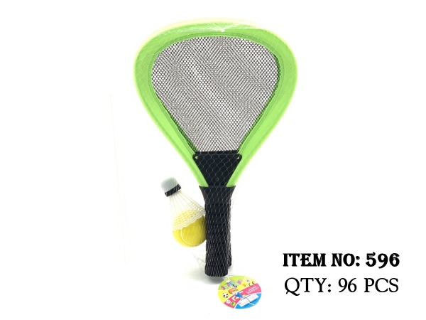 596  LƯỚI VỢT CẦU LÔNG 2C + 1T CẦU + 1T BANH