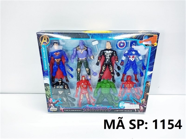 1154  HỘP SIÊU NHÂN 8T AVENGER ĐÈN
