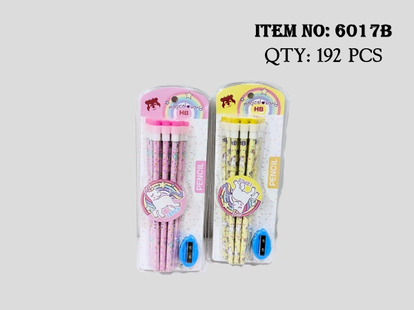 6017B  VỈ ÉP 12C BÚT VIẾT CHÌ CHUỐT NGỰA PONY + CHUỐT