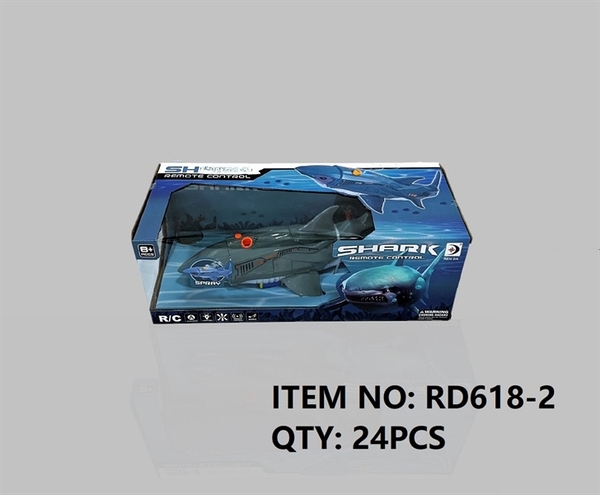 RD618-2  HỘP CÁ MẬP ĐIỀU KHIỂN 7 ĐỘNG TÁC, PHUN KHÓI, KHÔNG SẠC