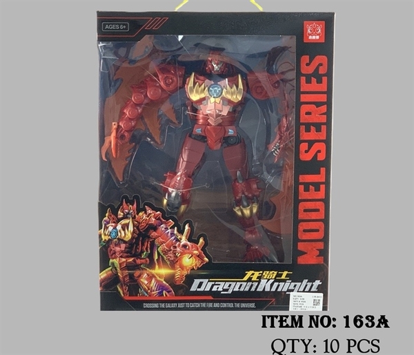 163A  HỘP RÁP ROBO BIẾN HÌNH THÚ PIN