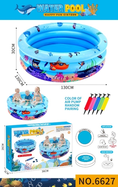 6627C  HỘP PHAO HỒ BƠI TRÒN 1.3m x 30cmx30cm