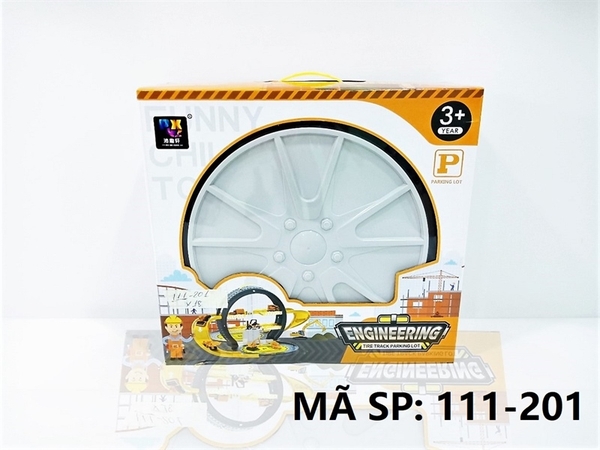 111-201  HỘP LỐP XE BÃI ĐẬU XE CÔNG TRÌNH + 3C (2C XE SẮT + TRỰC THĂNG)